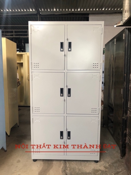Tủ locker 6 cánh - Bàn Ghế Inox Kim Thành Đạt - Công Ty TNHH Sản Xuất TMDV Inox Kim Thành Đạt